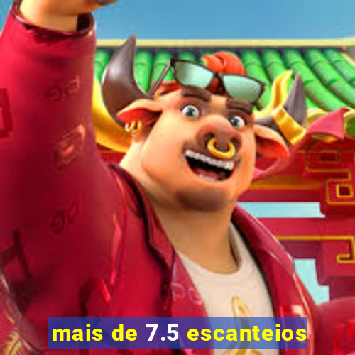 mais de 7.5 escanteios